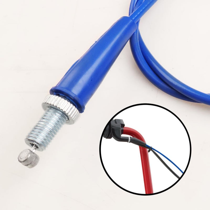 HOLATO 36'' Throttle Cable for SSR70 SSR110 SSR125 50cc 70cc 110cc 125cc Tao Tao DB14 DB24 DB27 Baja Dirt Runner DR70 DR90 DR125 Apollo RFZ XR50 XR70 Coolster Roketa Chinese Pit Dirt Bike Motor Blue - Image 4